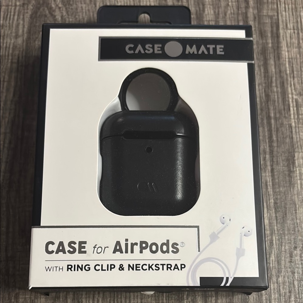 Case-Mate Black AirPods Holder with Clip